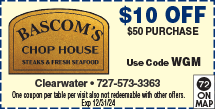 Discount Coupon for Bascom&#39;s Chop House